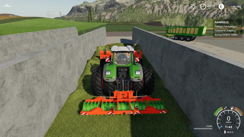 FS19 - Bunker Silo Hud V1.0