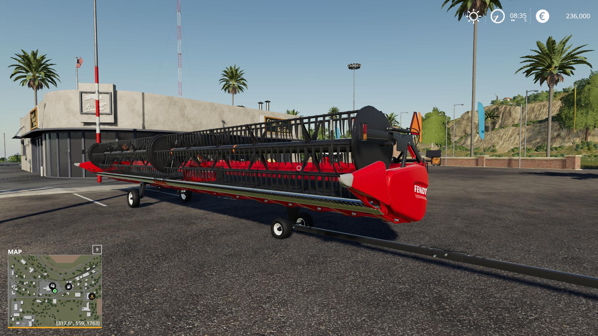 FS19 - Agco Terra Flex Draper 45FT V1.0