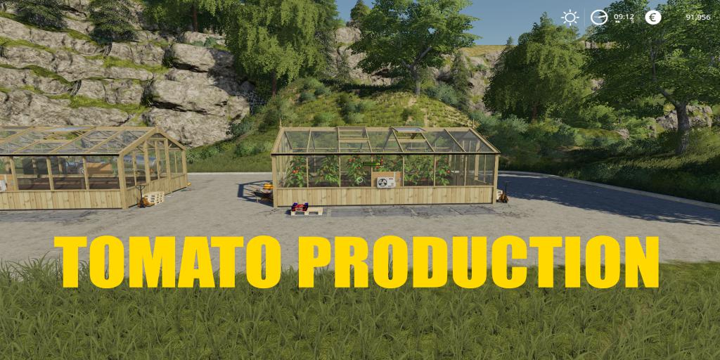 FS19 - Placeable Tomato Production V1.0.5
