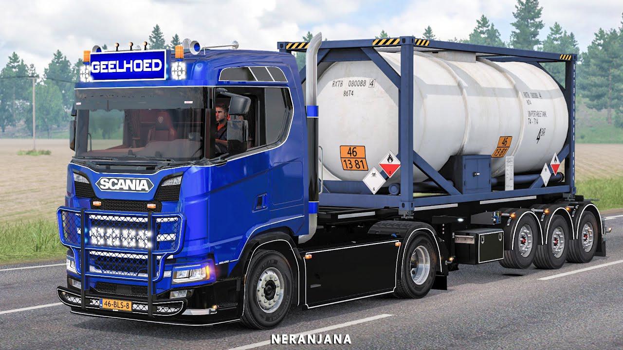 ETS2 - Geelhoed Scania S450 (1.40.x) | Euro Truck Simulator 2 | Mods.club