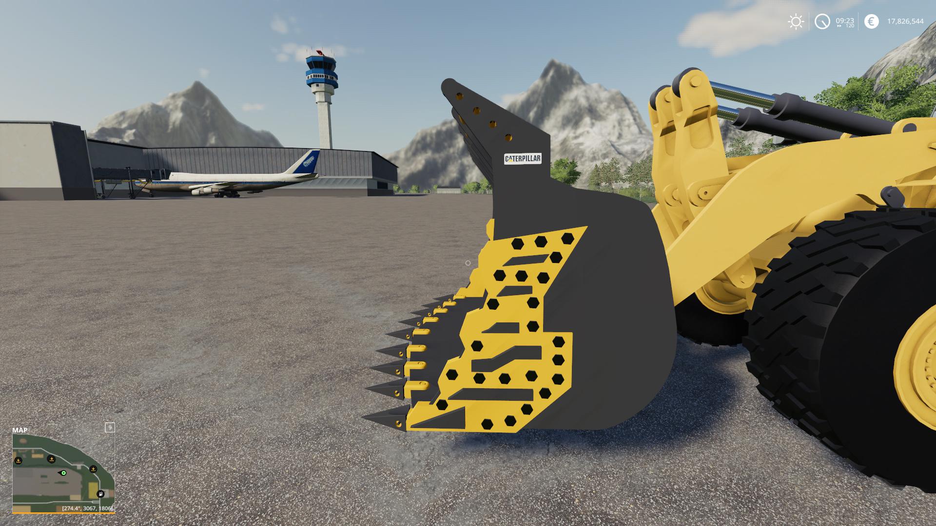 Fs19 Mining Bucket For 980k Cat Loader V10 Farming Simulator 19 Modsclub 2934