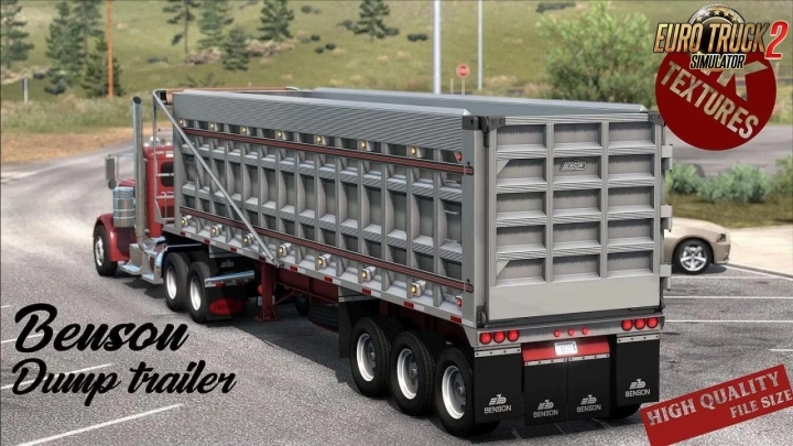 ETS2 - Benson Dumb Trailer V1.1 (1.40.x)
