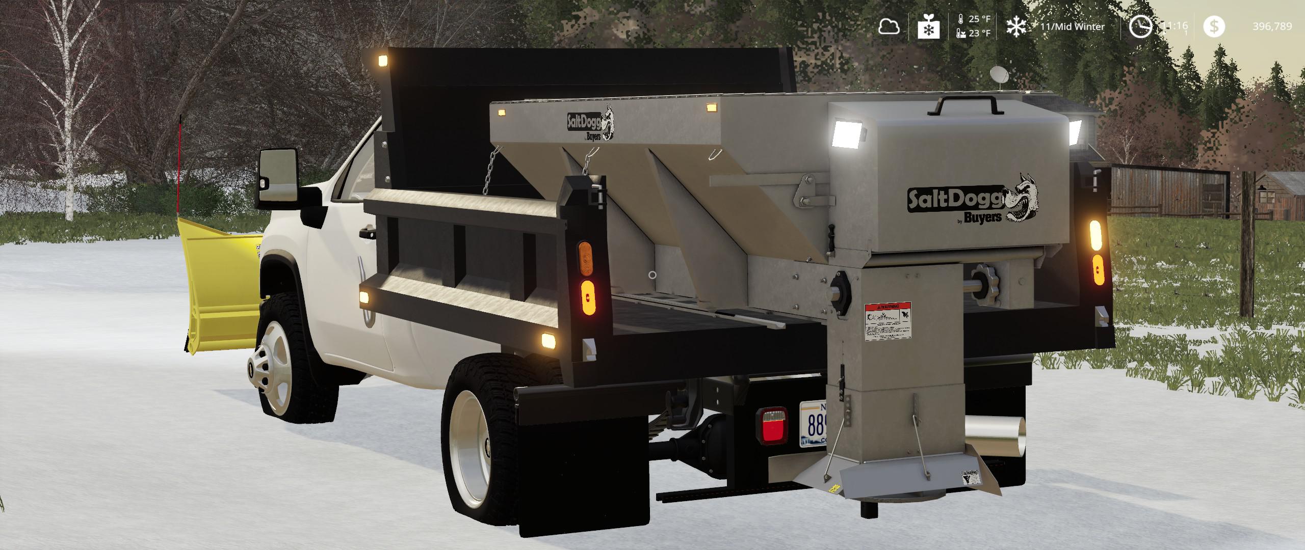 fs19 dump truck snow plow