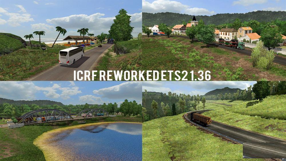 ETS2 - ICRF Reworked Map (1.36.x)