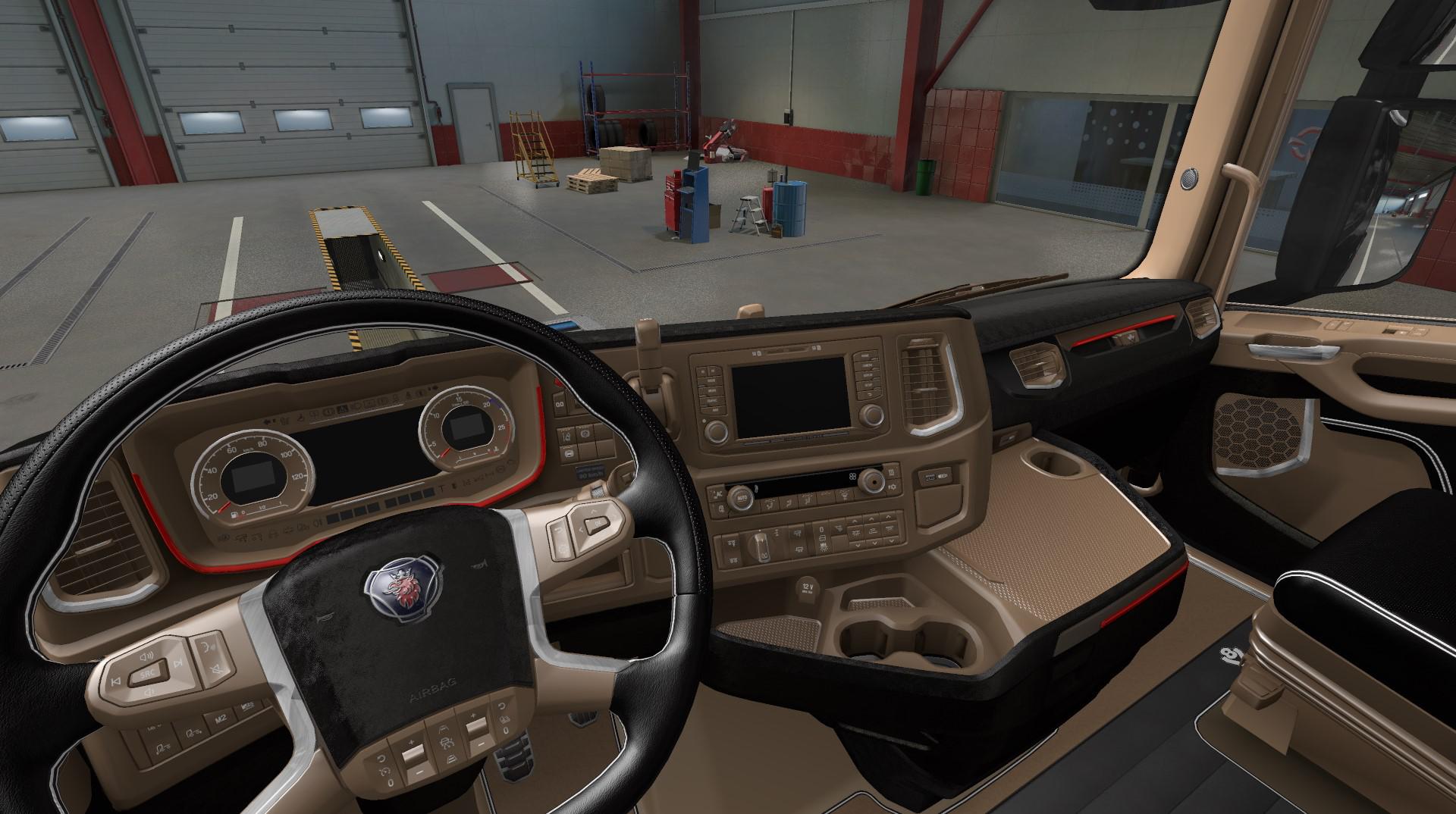 ETS2 - Lux Interior for Scania SR V1.0 (1.39.x)