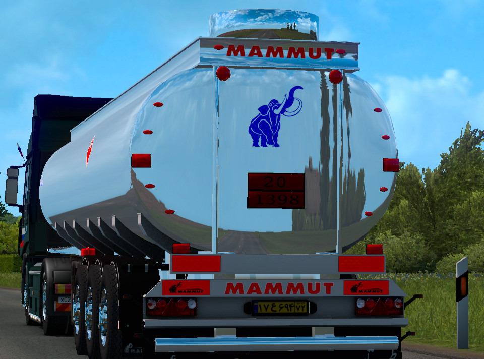 ETS2 - Tank Mammut Tanker Steel V1.0 in Ownership (1.36.x)
