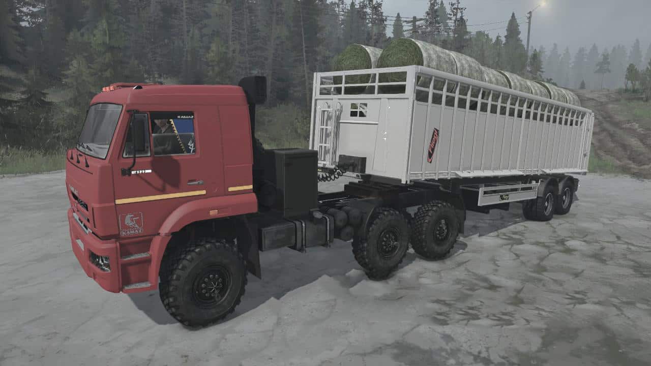 Spintires:Mudrunner - KamAZ-6522-53 Truck V14.11.20