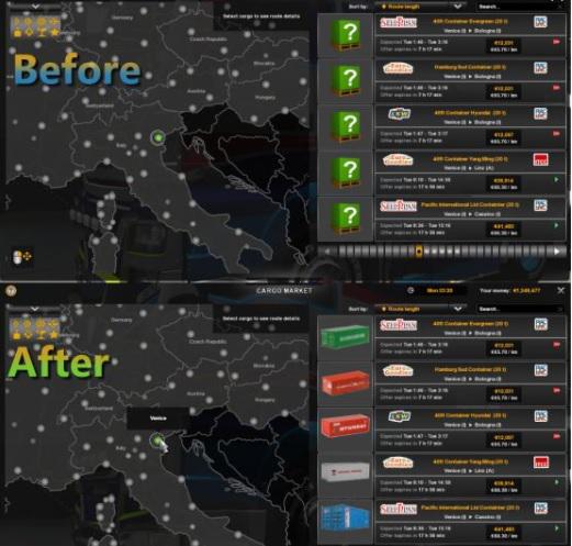 ETS2 - Cargo Market Icon Fix Shipping Container Cargo Pack V2.2 (1.38.x)