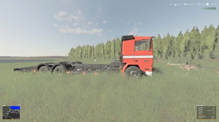FS19 - Volvo Metsakoneenkuljetus Lavetti Truck V1.0