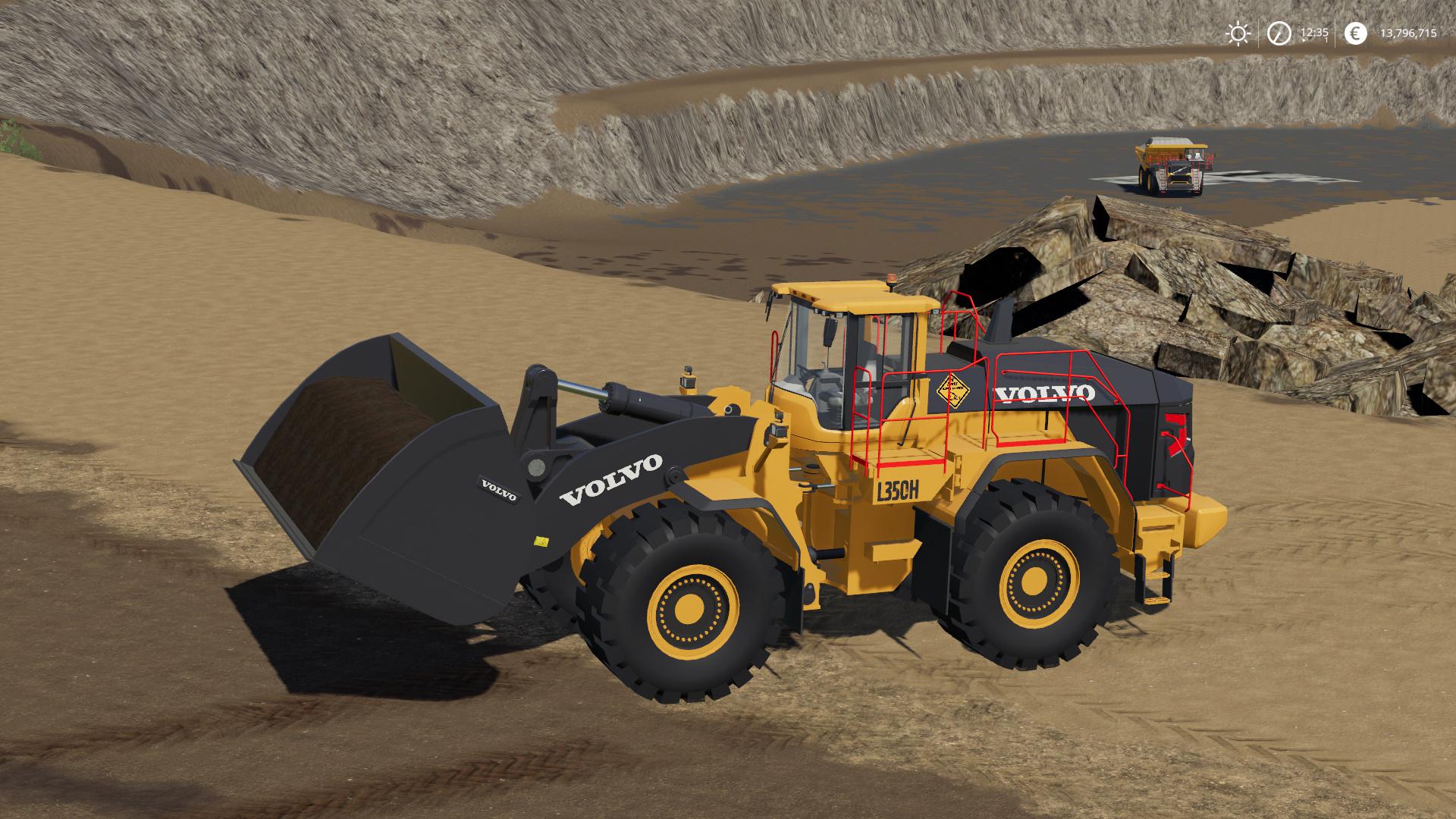 Fs19 Volvo L 350h Mining Loader New Tools V11 Farming Simulator 19 Modsclub 3606