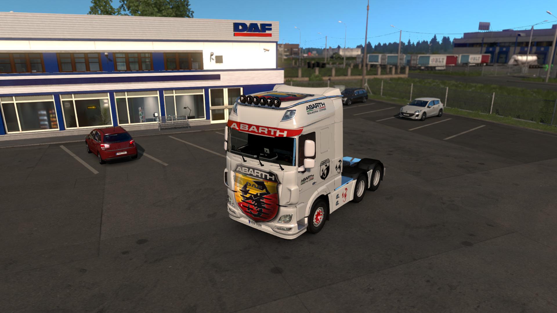 ETS2 - Daf Xf Euro 6 Abarth Skin (1.36.x)