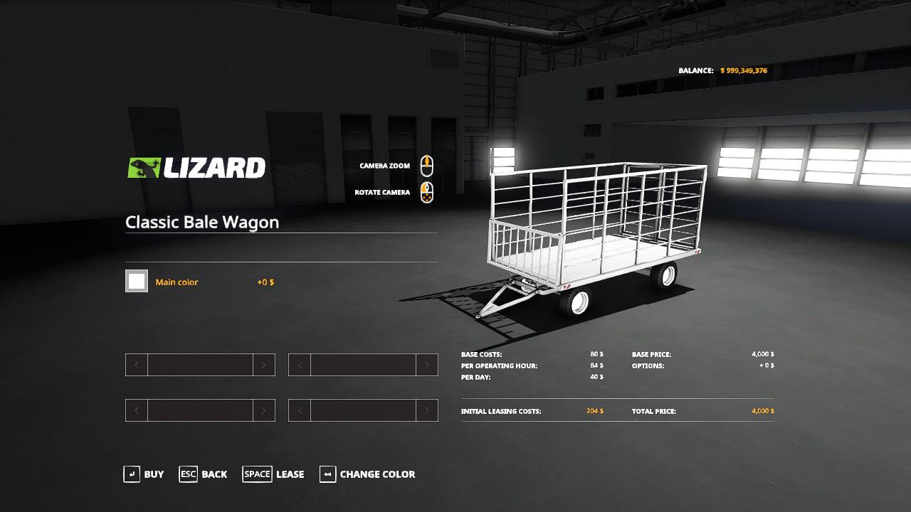 FS19 - Classic Bale Wagon V2.0