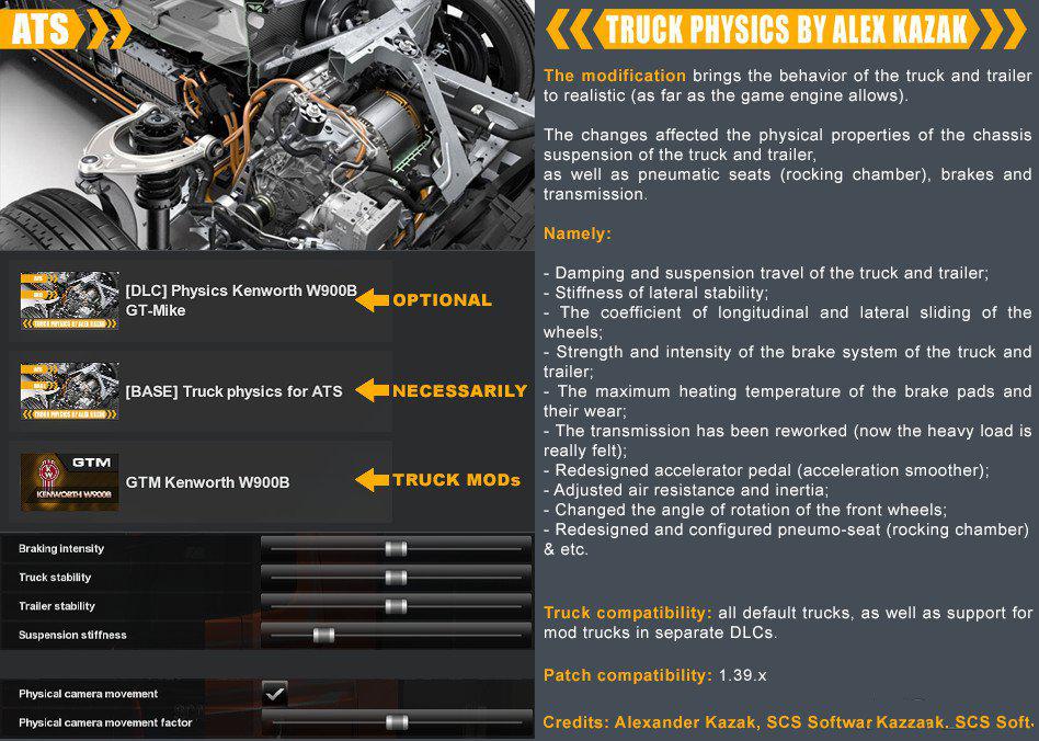 ATS - Truck Physics V0.2 (1.39.x)