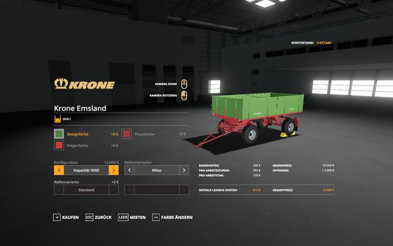 FS19 - Krone Emsland Trailer V1.0