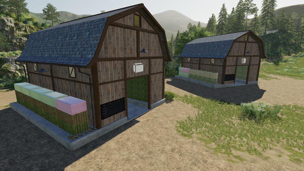 Fs19 Bale Storage Barns V10 Farming Simulator 19 Modsclub 7275