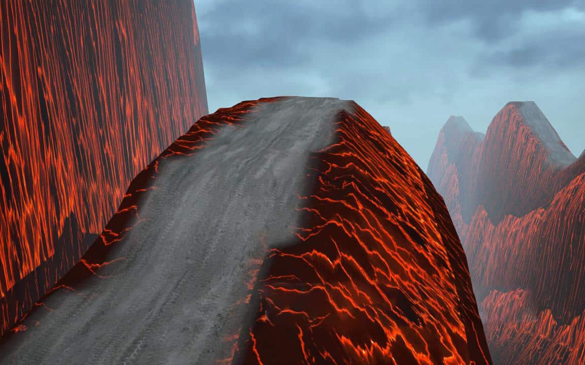 Spintires:Mudrunner - Flaming Mountain Map