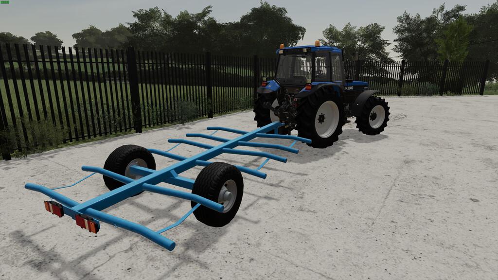 FS19 - Round Bale Trailer V1.0
