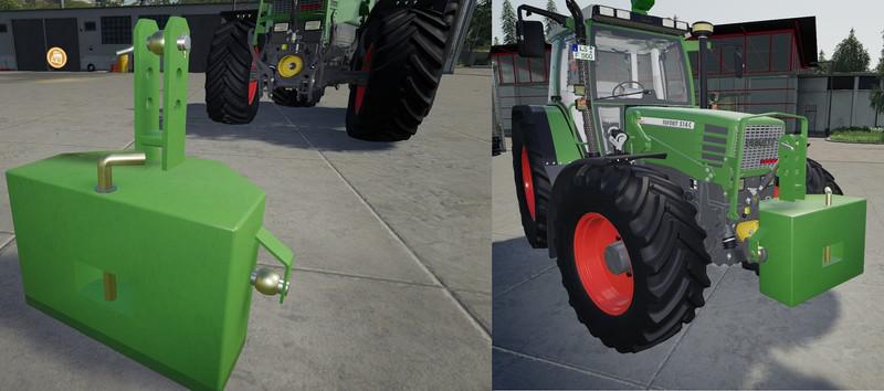 FS19 - 800KG Steel Weight V1.1