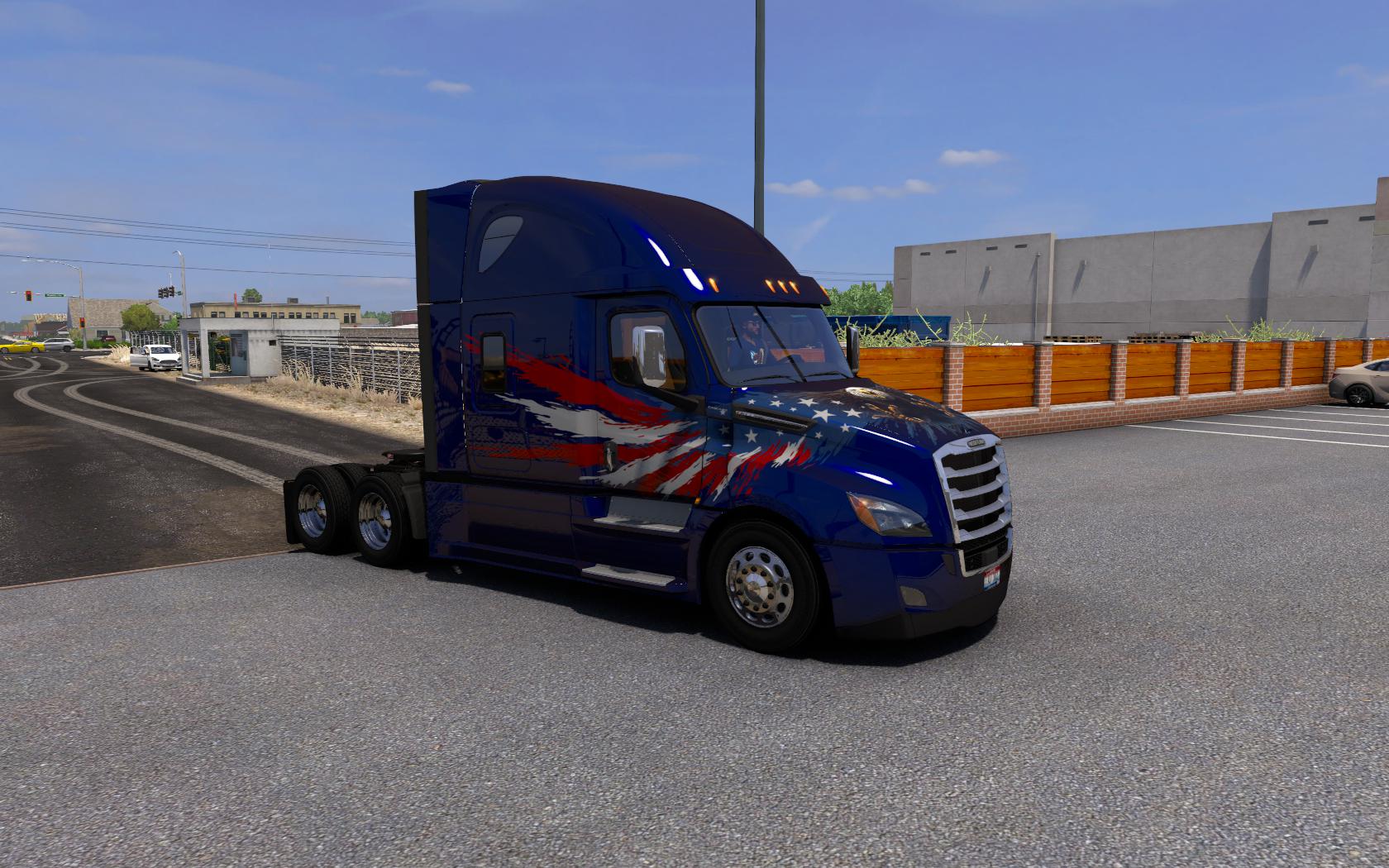 ATS - SCS Freightliner Cascadia Reworkable Truck (1.39.x)