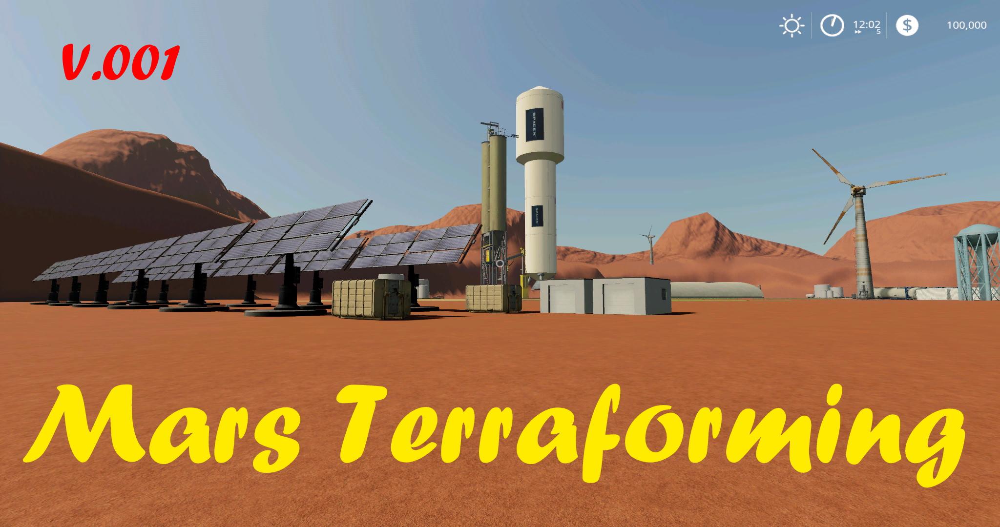 FS19 - Mars Terraforming Map V001