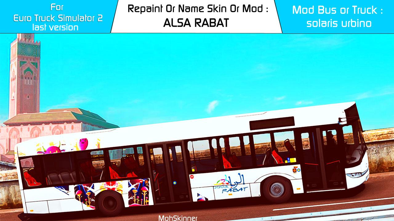 ETS2 - Alsa Rabat Bus Skin V0.2 (1.39.x)