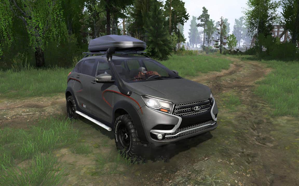 Xray мод. MUDRUNNER Lada XRAY. Лада XRAY FS 19. Спинтайрес Лада x ray. GTA 6 Mod Lada XRAY.