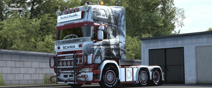 ETS2 - David A. Guatella Transport Scania Skin V1.0 (1.40.x)