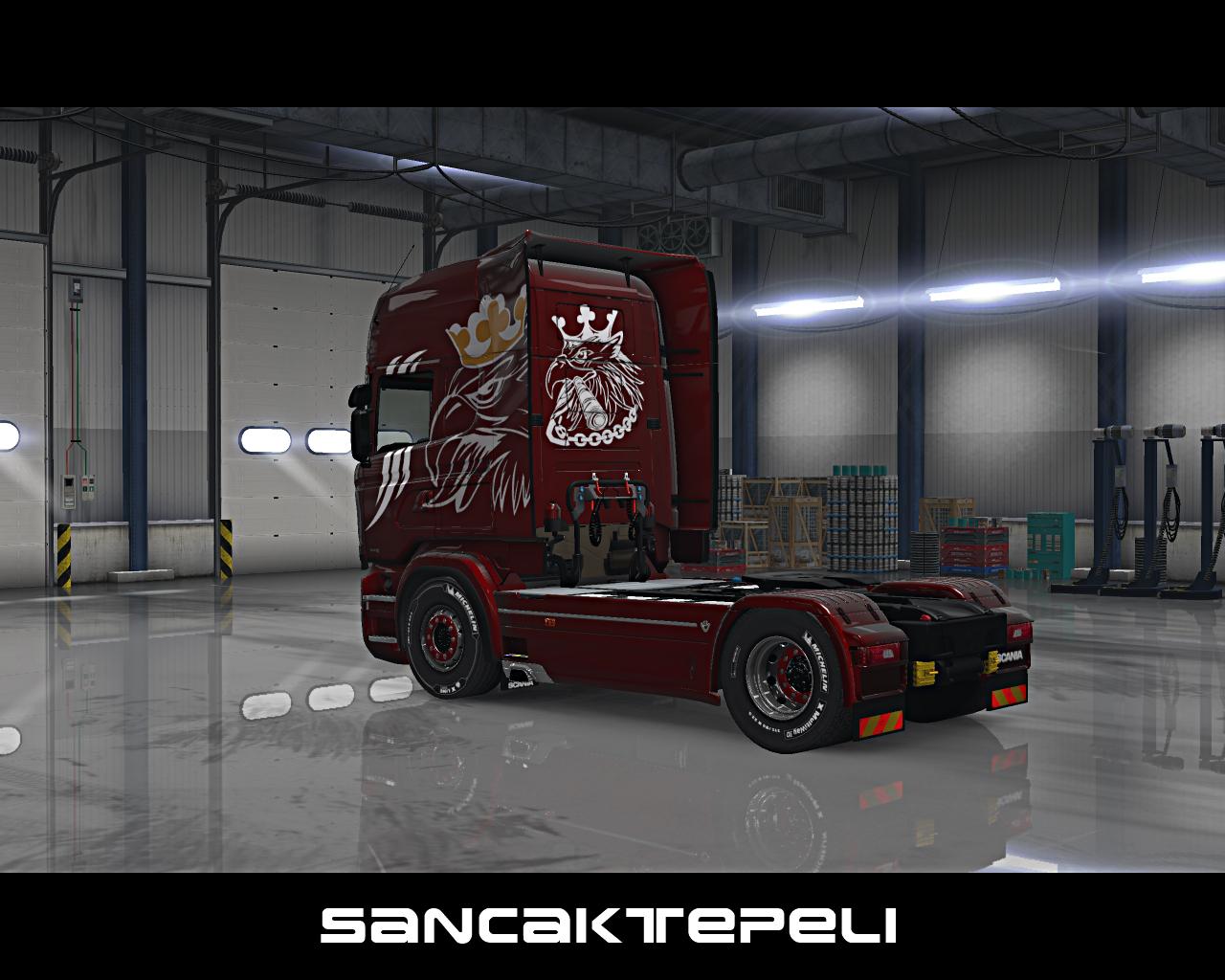 ETS Scania RJL RS Metallic Griffin Skin X Euro Truck Simulator Mods Club