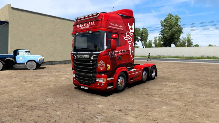 ETS2 - Marygaia Logistics Skin V1.0 (1.40.x)