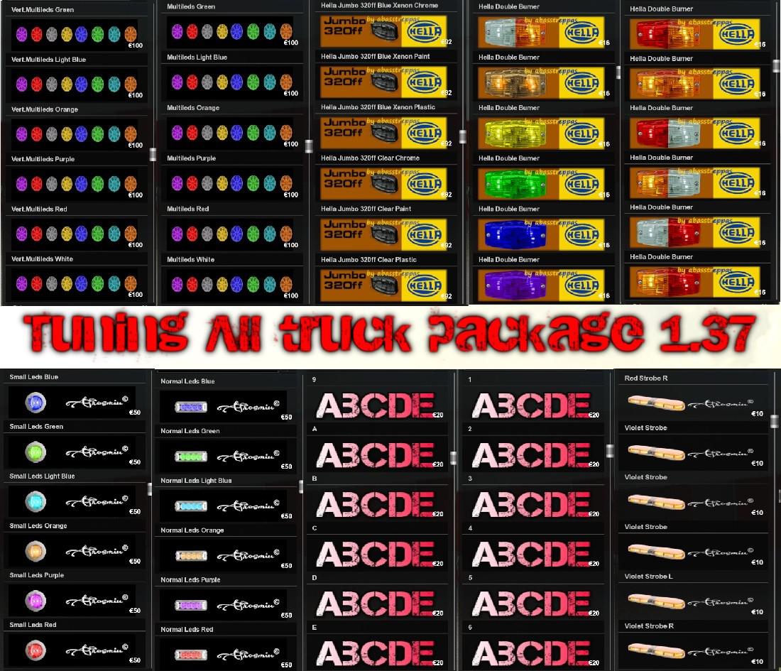 ETS2 - Tuning All Truck Pack (1.37.x)
