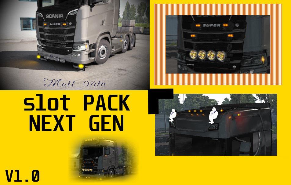 ETS2 - Scania Next Gen Slot Pack V1.0 (1.39.x)