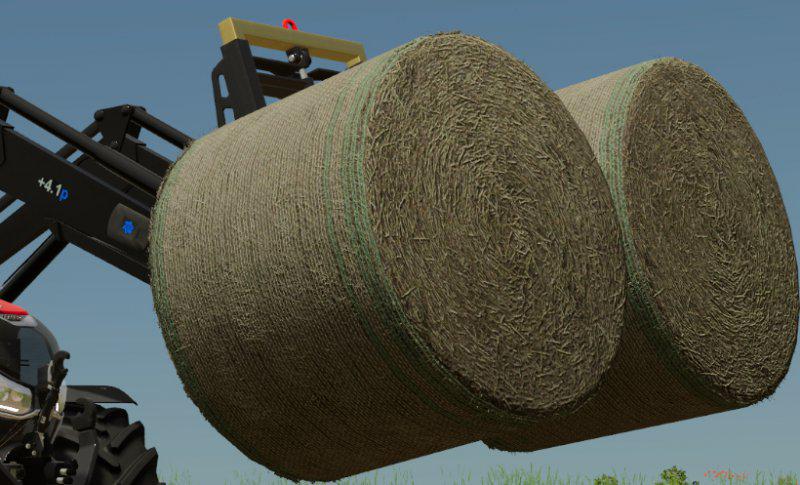 FS19 - Ballentextur Addon Strohbergung V1.0