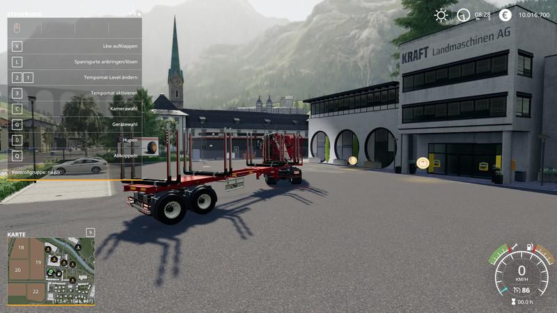 FS19 - Forestry Semi Trailers V1.0