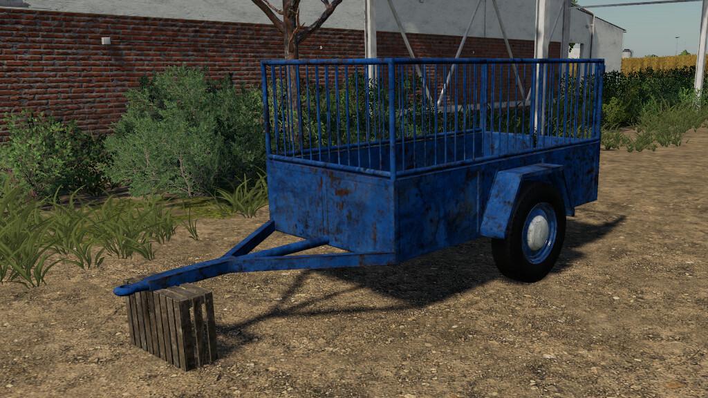 FS19 - One Axle Trailer V1