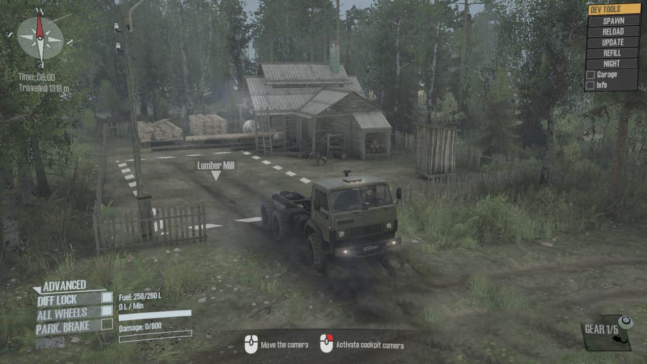 Spintires:Mudrunner - Swamp Probably Map V1.0