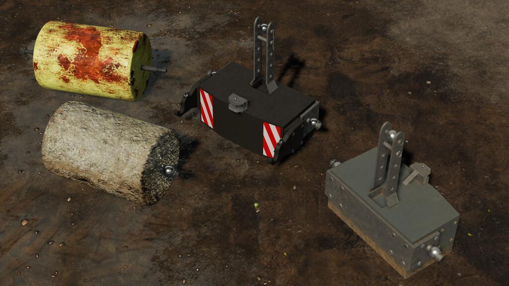 FS19 - Weight Pack 500-750Kg V1.0