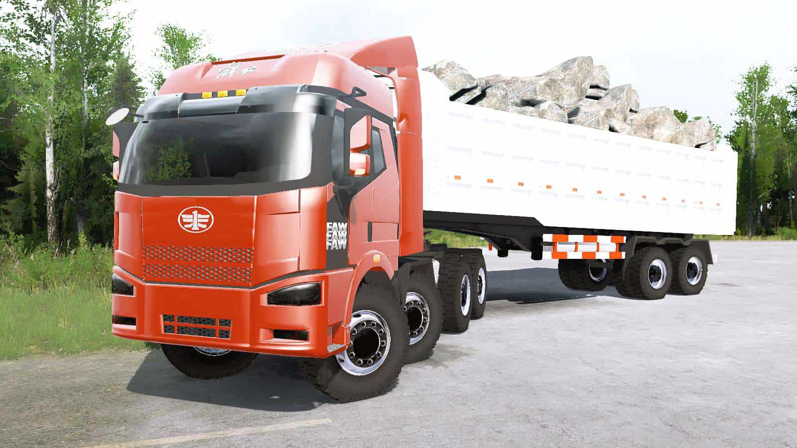 Spintires:Mudrunner - Faw Jiefang J6P 8x8 Truck