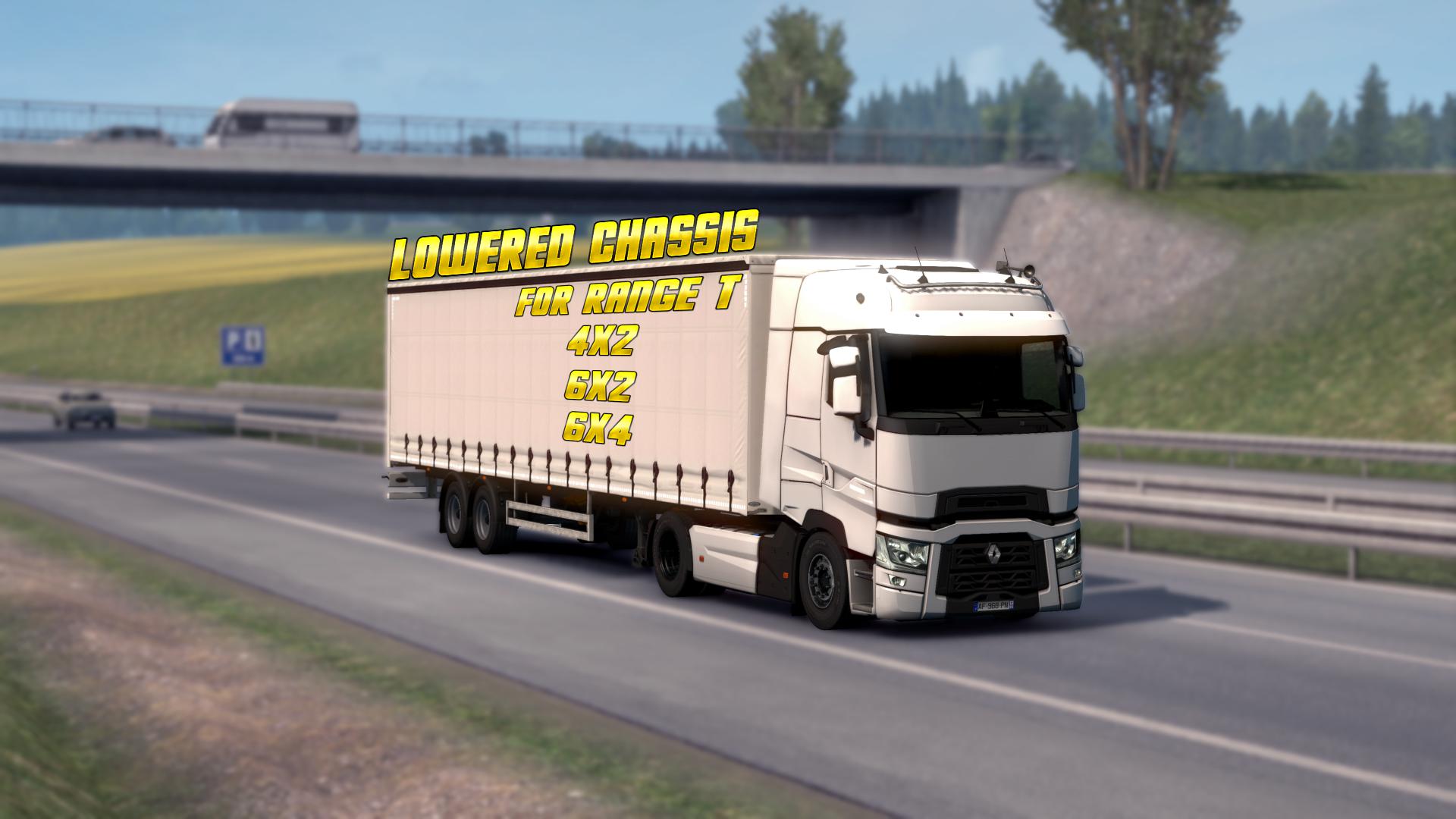 ETS2 - Lowerd Chassis for Renault Range-T V0.1 (1.39.x)