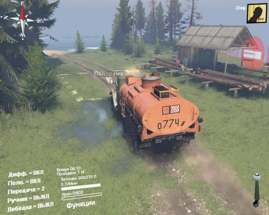 spintires 2014 the hill map kamaz download