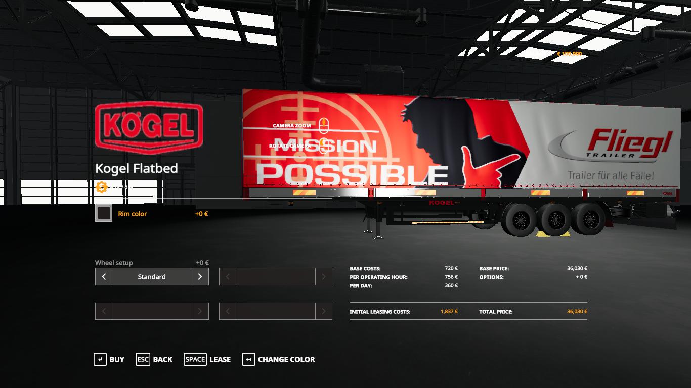 FS19 - Fliegl Autoloader Trailer V1.0