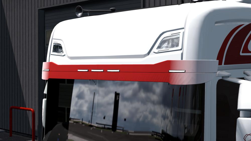 ETS2 - Painted Stock Sunsield for Scania Next-Gen V1.0 (1.40.x)