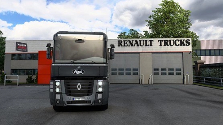 ETS2 - Renault Magnum Mack V8 E9 Open Pipe V1.0 (1.41.x)