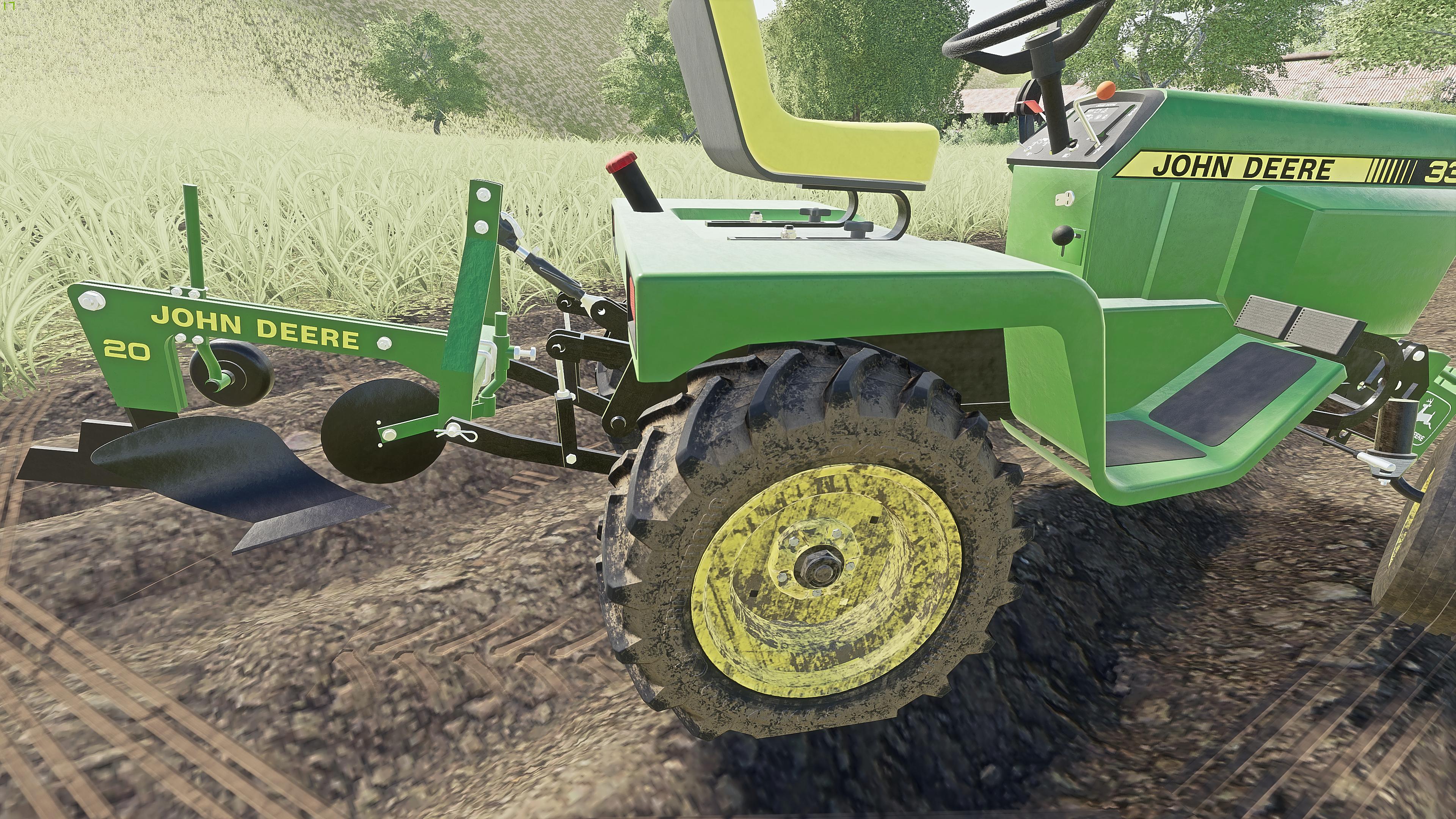 FS19 - John Deere Model 20 Plow for John Deere 332 V1