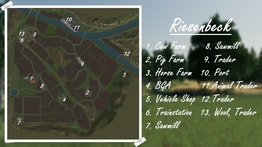 FS19 - AutoDrive for Riesenbeck Map V1.0