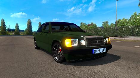 ETS2 - Mercedes 190E W201 Car Mod (1.35.X)