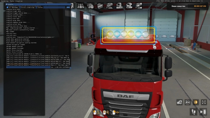 ETS2 - Hella Rallye 3000 Fix Light (1.40.x)