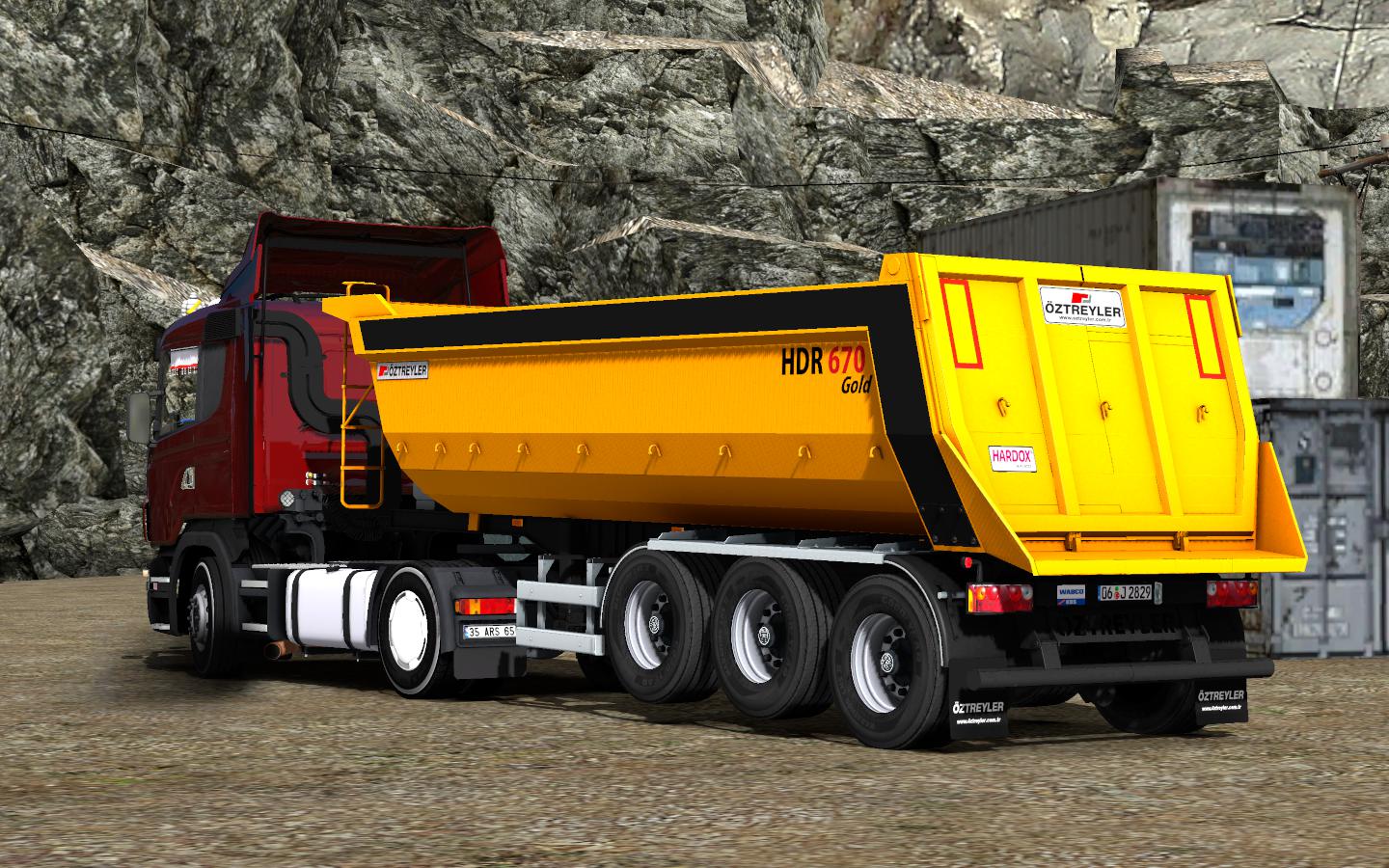 ETS2 - Ownable Oztreyler Damper Trailer (1.37.x)