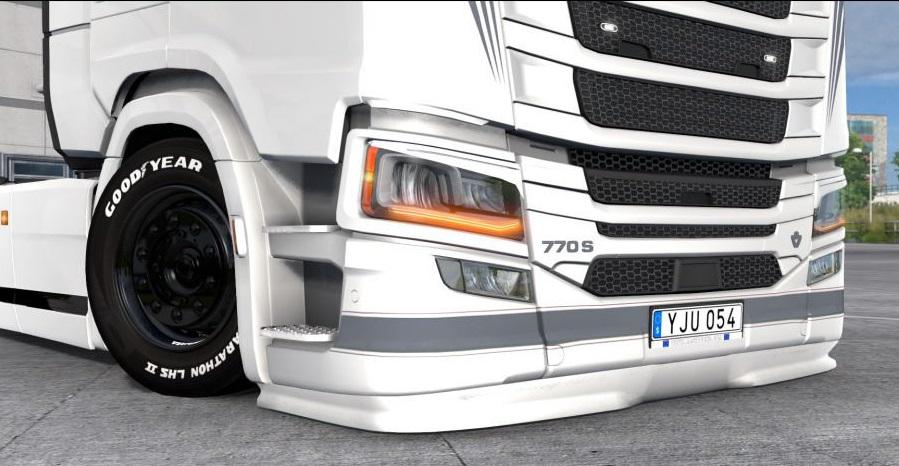 ETS2 - Scania 770S Engine + Badges V1.1 (1.38.x)