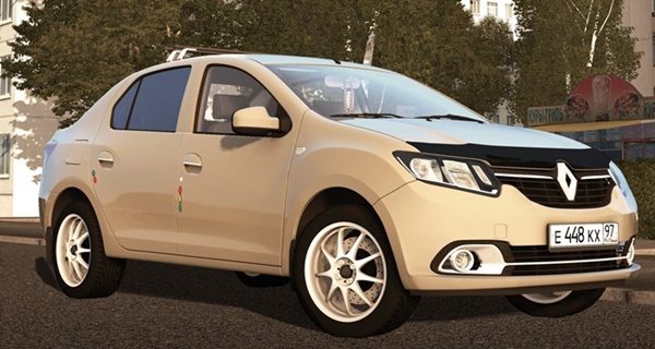 City Car Driving 1.5.9 - Renault Logan 1.6l MT 2014