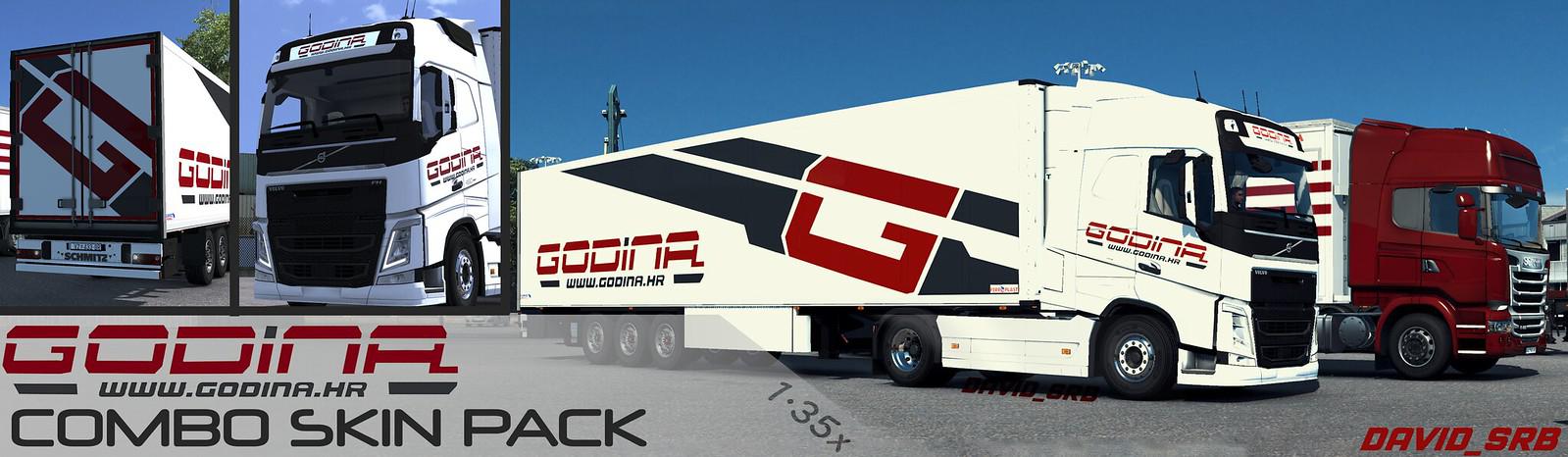 ETS2 - Godina Combo Skin Pack V1.0 (1.35.X)